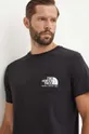 negru The North Face tricou din bumbac M Berkeley California Pocket S/S Tee De bărbați