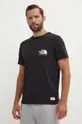 czarny The North Face t-shirt bawełniany M Berkeley California Pocket S/S Tee