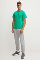 The North Face t-shirt bawełniany M S/S Fine Alpine Equipment Tee 3 NF0A87U3PO81 zielony SS24