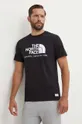 czarny The North Face t-shirt bawełniany M Berkeley California S/S Tee Męski