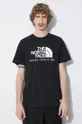 чорний Бавовняна футболка The North Face M Berkeley California S/S Tee Чоловічий
