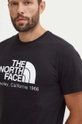 μαύρο Βαμβακερό μπλουζάκι The North Face M Berkeley California S/S Tee