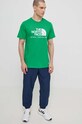 The North Face tricou din bumbac M Berkeley California S/S Tee NF0A87U5PO81 verde SS24