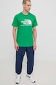 The North Face tricou din bumbac M Berkeley California S/S Tee NF0A87U5PO81 verde SS24