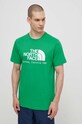 The North Face tricou din bumbac M Berkeley California S/S Tee verde NF0A87U5PO81