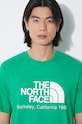 The North Face t-shirt in cotone M Berkeley California S/S Tee NF0A87U5PO81 verde