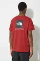 Памучна тениска The North Face M S/S Redbox Tee 100% памук