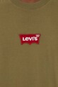 Bavlnené tričko Levi's 0008C zelená