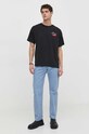 Levi's t-shirt bawełniany 0008C czarny SS25