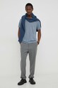 Bruuns Bazaar t-shirt lniany BBM2266N niebieski SS24