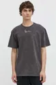 Бавовняна футболка Karl Kani сірий