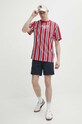 Karl Kani t-shirt bawełniany 6069093 czerwony SS24