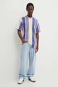Karl Kani t-shirt bawełniany 6069095 fioletowy SS24