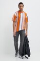 Karl Kani t-shirt bawełniany 6069096 pomarańczowy SS24