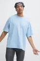 Karl Kani t-shirt bawełniany niebieski 6069101