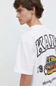 bianco Karl Kani t-shirt in cotone