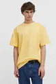 Bavlnené tričko Karl Kani žltá