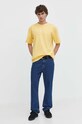 Oblečení Bavlněné tričko Karl Kani 6069104 žlutá