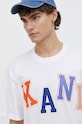 Karl Kani t-shirt bawełniany biały 6069139