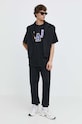 Karl Kani t-shirt bawełniany 6069140 czarny SS24