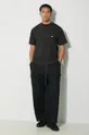 Βαμβακερό μπλουζάκι Human Made Pocket μαύρο