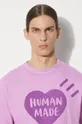 Βαμβακερό μπλουζάκι Human Made Color Ανδρικά