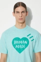 Human Made tricou din bumbac Color HM27CS006 verde