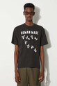 Хлопковая футболка Human Made Graphic печать чёрный HM27TE017