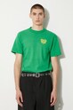 Îmbrăcăminte Human Made tricou din bumbac Color HM27CS007 verde