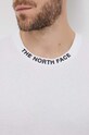 The North Face t-shirt bawełniany NF0A87DDFN41 biały