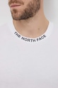 The North Face tricou din bumbac NF0A87DDFN41 alb
