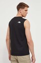 The North Face tricou NF0A87R3JK31 negru SS25