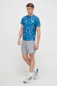 The North Face t-shirt sportowy Reaxion Amp Crew niebieski