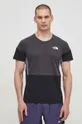 szary The North Face t-shirt sportowy Bolt