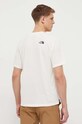 Odzież The North Face t-shirt sportowy Foundation NF0A87FQQNI1 beżowy