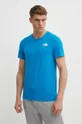 niebieski The North Face t-shirt sportowy Lightning Alpine