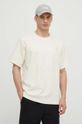 The North Face t-shirt bawełniany NF0A87D1QLI1 beżowy SS24