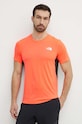 The North Face tricou sport Lightbright portocaliu NF0A825OTNI1