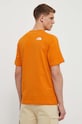 Îmbrăcăminte The North Face tricou din bumbac NF0A87FFPCO1 portocaliu