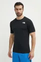 czarny The North Face t-shirt sportowy Sunriser