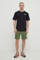The North Face cotton t-shirt NF0A87NUJK31 black SS24