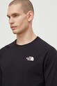 The North Face tricou din bumbac negru NF0A87NUJK31