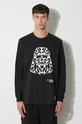 Bavlněné tričko s dlouhým rukávem adidas Originals Longsleeve černá IV9471