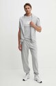 Bavlnené tričko New Balance Essentials Cotton MT41502AG sivá SS24