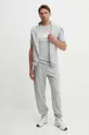 New Balance t-shirt in cotone Essentials Cotton grigio