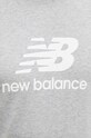 New Balance t-shirt bawełniany Essentials Cotton MT41502AG MT41502AG szary