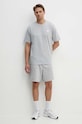 New Balance tricou din bumbac Essentials Cotton MT41509AG gri SS25