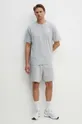 Bavlnené tričko New Balance Essentials Cotton sivá