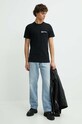 Karl Lagerfeld Jeans t-shirt bawełniany 241D1700 czarny SS24