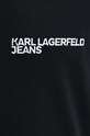 Karl Lagerfeld Jeans t-shirt bawełniany 241D1700 czarny